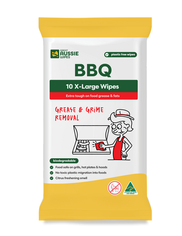 BBQ WIPES  - 10 X-Large Wipes
