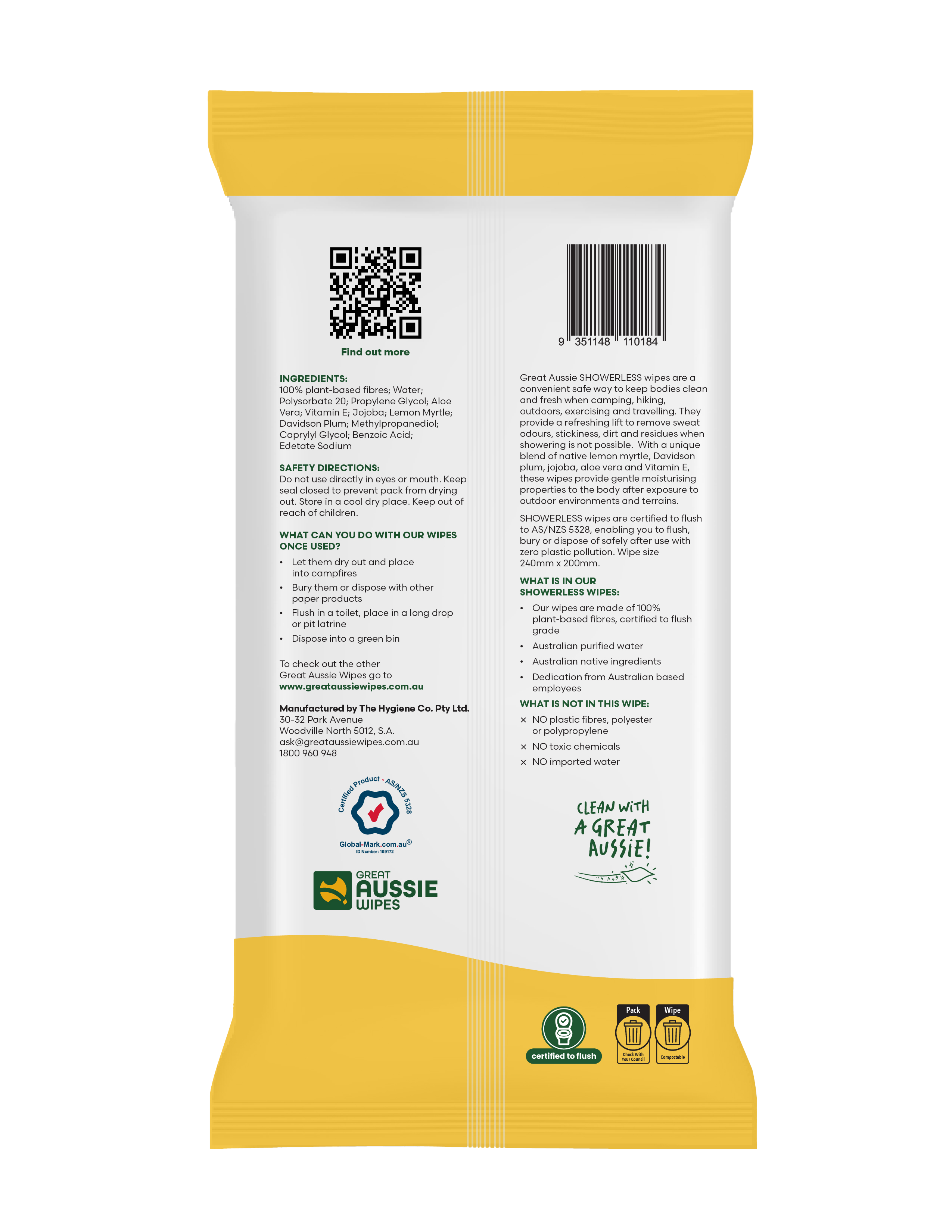 Showerless Wipes Showerless Wipes