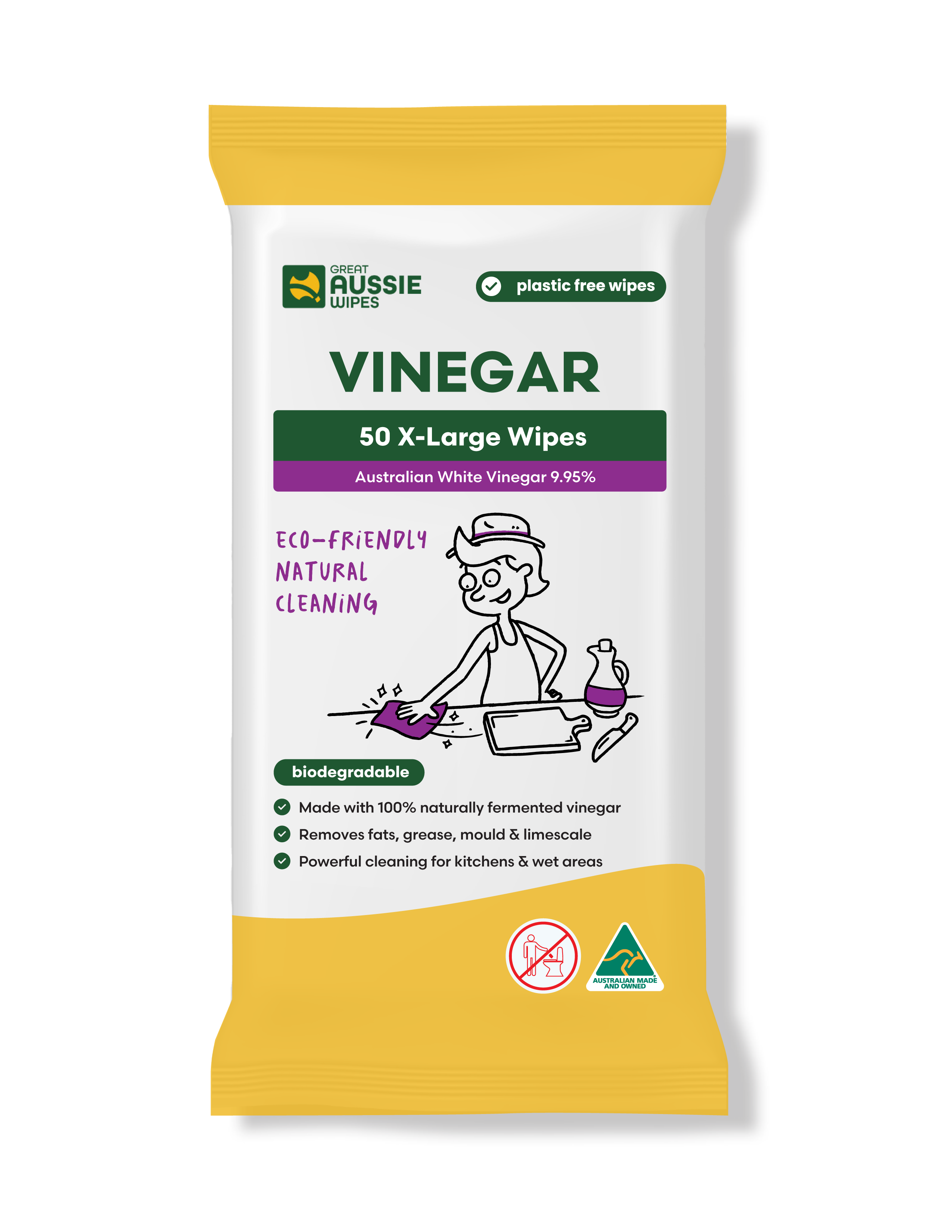 Vinegar Wipes Vinegar Wipes
