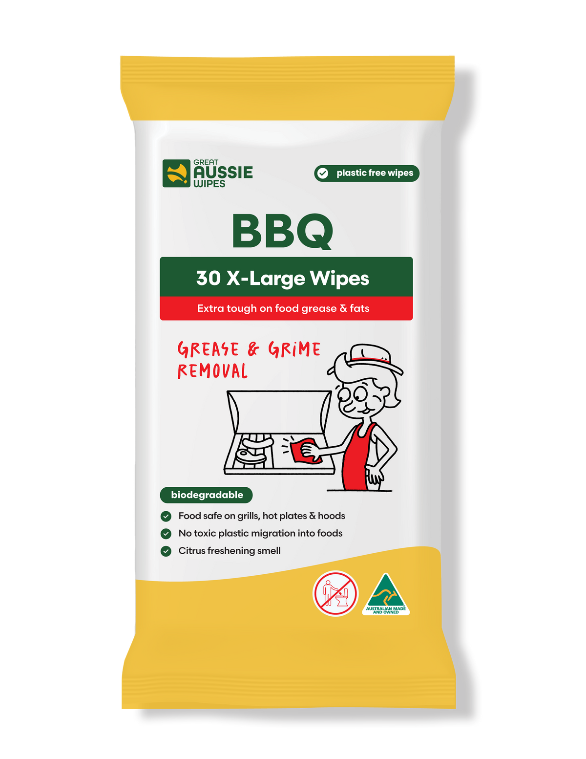 BBQ Wipes - 30 Wipes