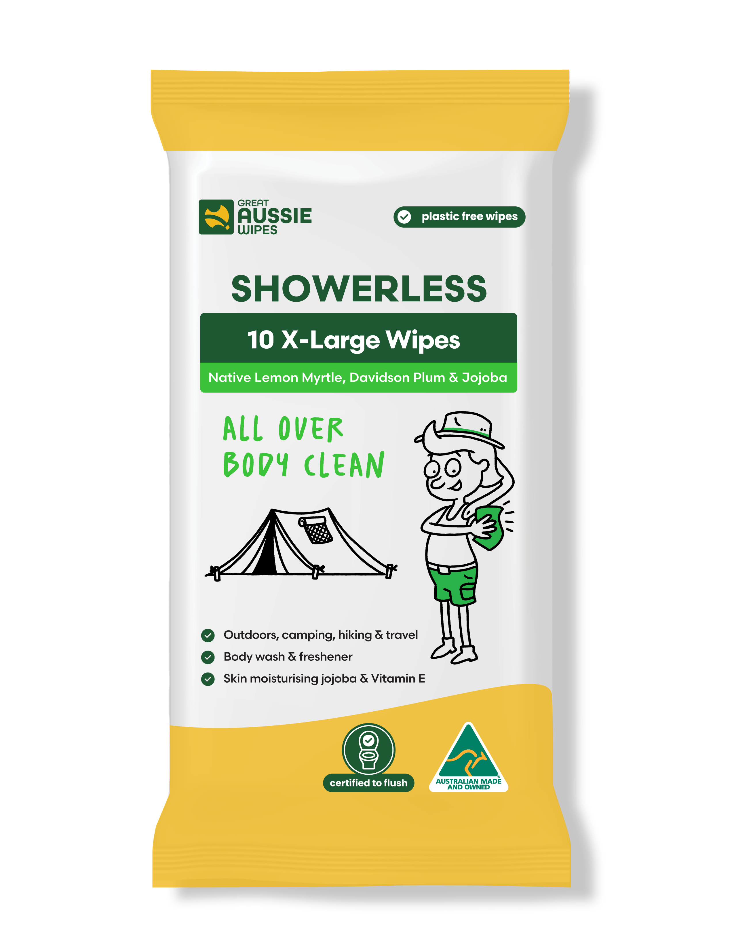 Showerless Wipes